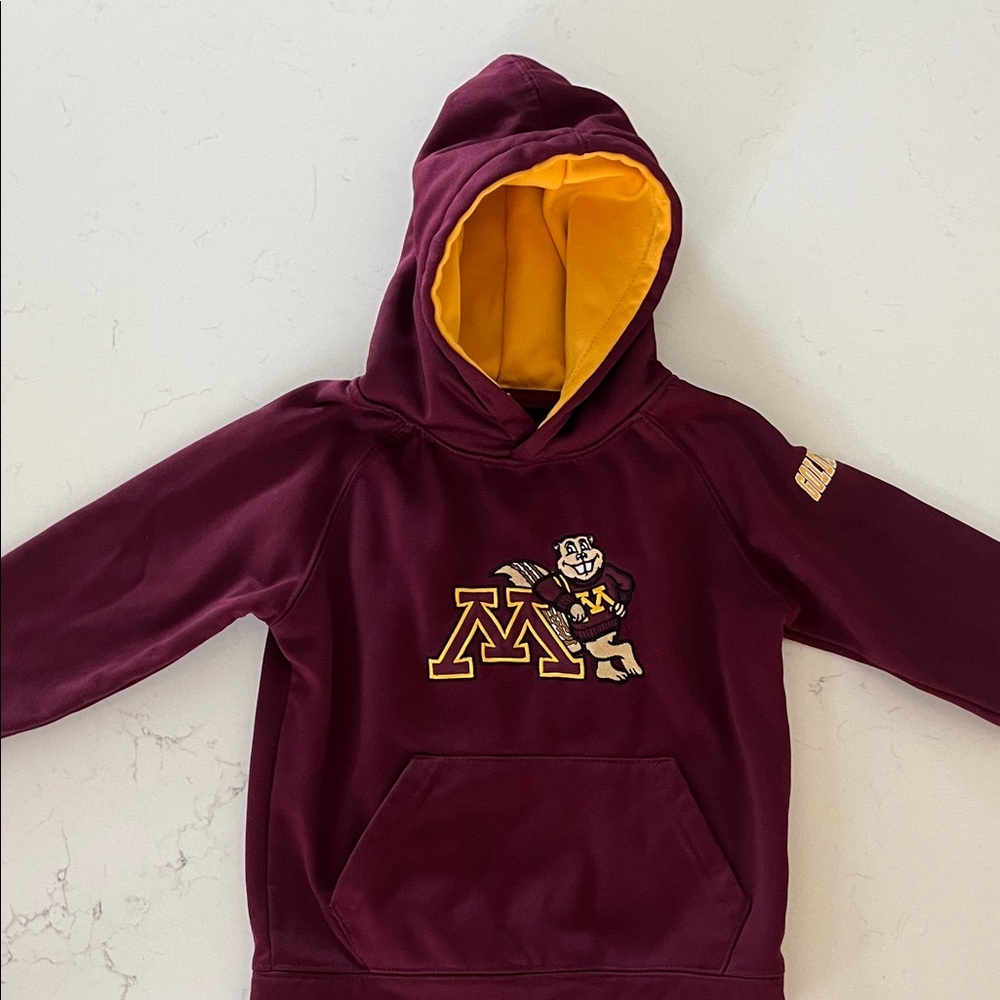 University of Minnesota Maroon & Gold Kids Hoodie